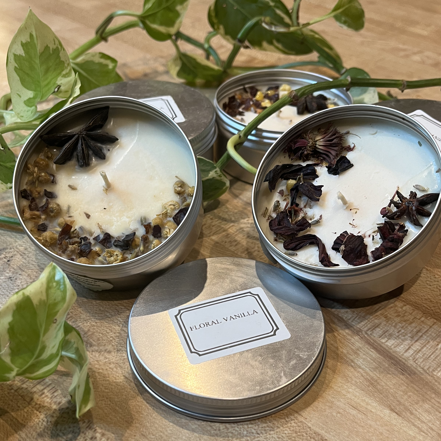 Floral Vanilla Candle